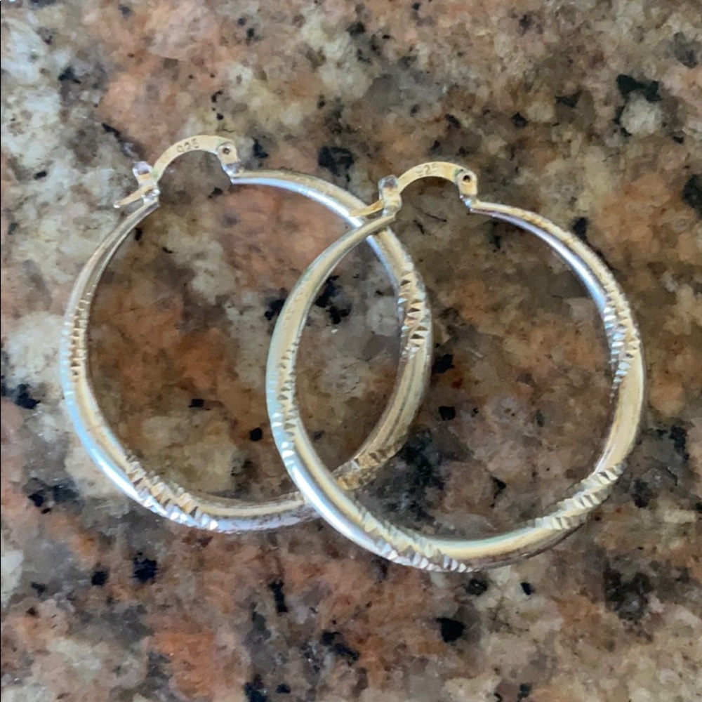 Sterling Silver hoop earrings